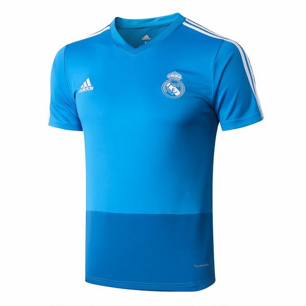 Trikot Trainingsshirt Real Madrid 2018-19 Blau Licht